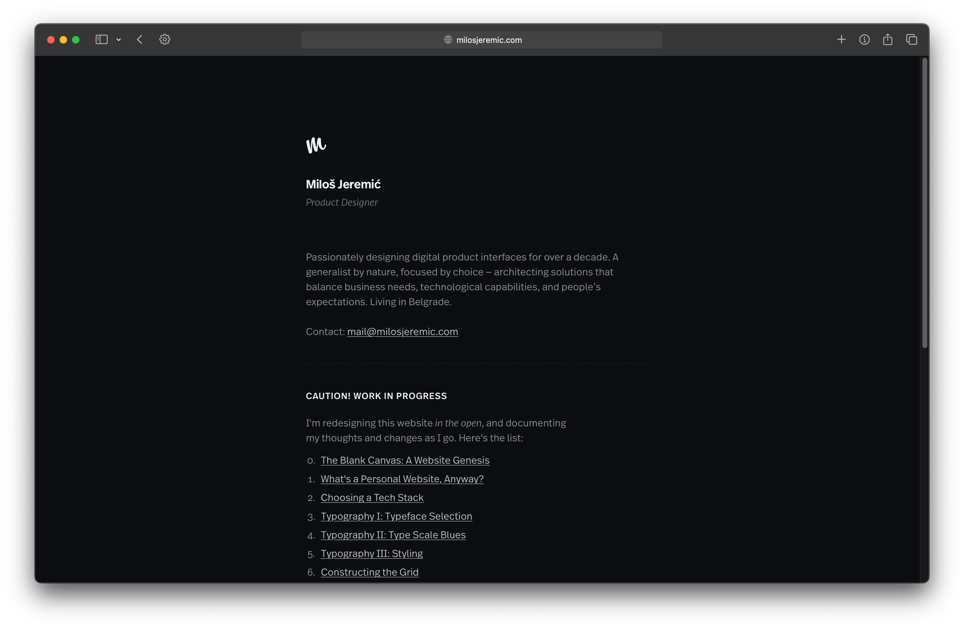 milosjeremic.com