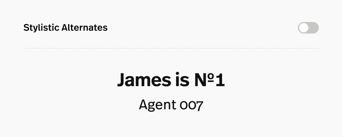 Compare: Stylistic Alternates
