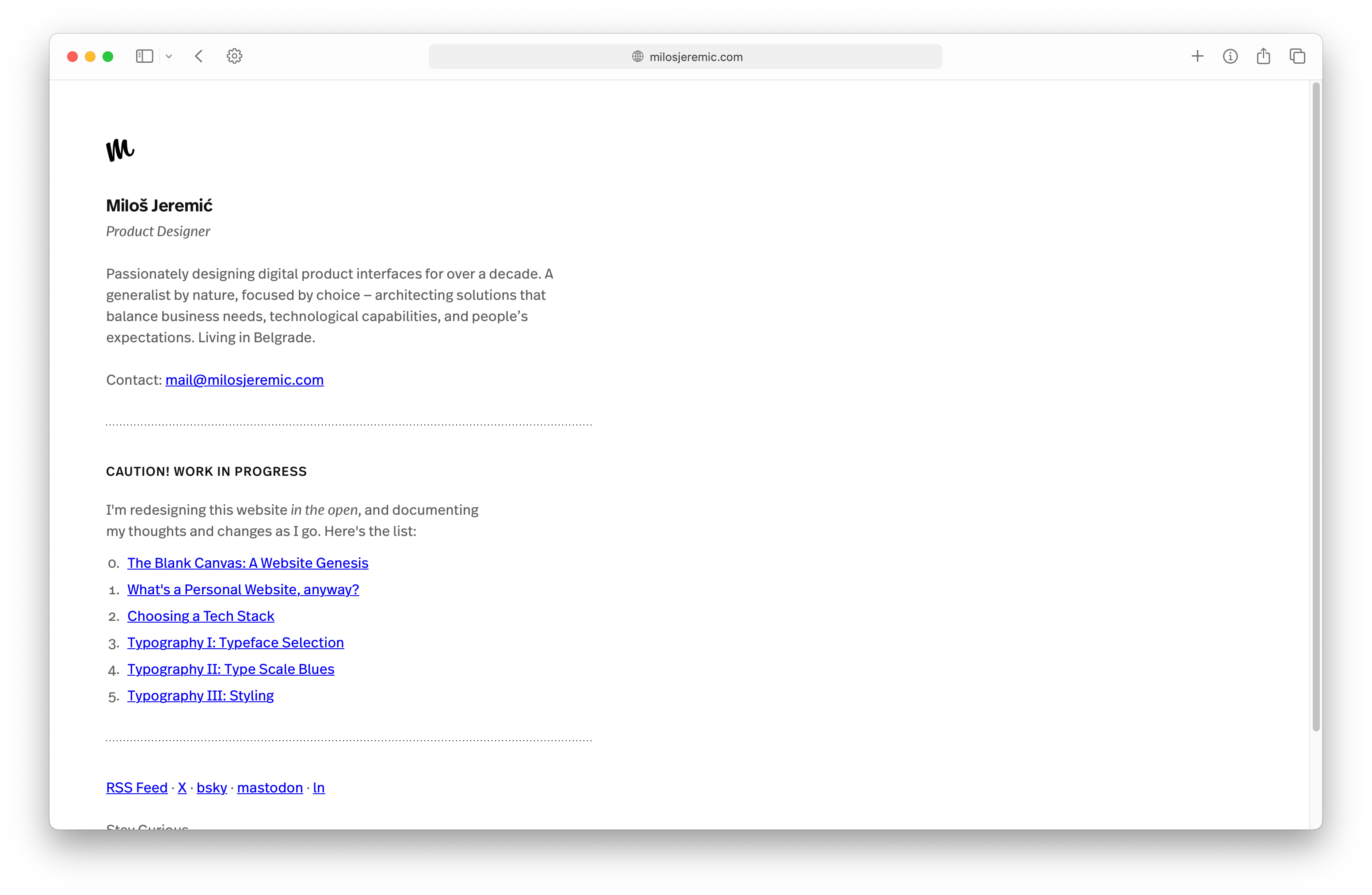 milosjeremic.com